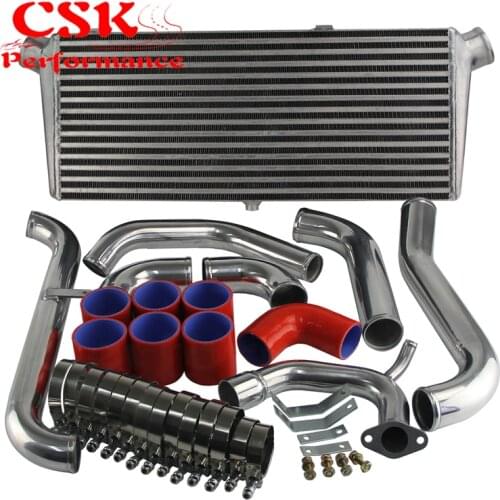 1kit x COMPLETE FRONT MOUNT INTERCOOLER KIT FOR TOYOTA STARLET GLANZA EP91/EP82 BLACK / RED / BLUE