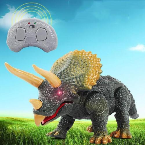 Creative Remote Control Simulation Triangle Dragon Pet Animal Model Funny Animal Remote Control Dinosaur Childrens Toys