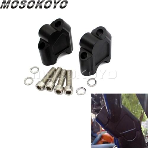 Dirt Bike Off Road 7/8" Handlbar Riser 22mm Bar Mount Clamp for Suzuki SV650 GW250 DL25 SV1000 2003-2017