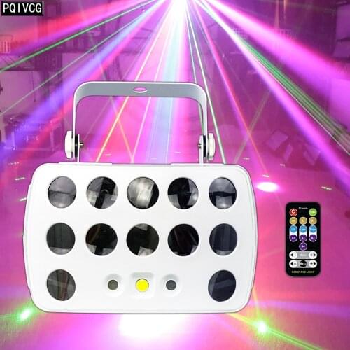 Laser+Beam+Strobe 3in1 Butterfly Light With Remote 3in1 Effect Light Bar Dj KTV Colorful light Starry sky lights