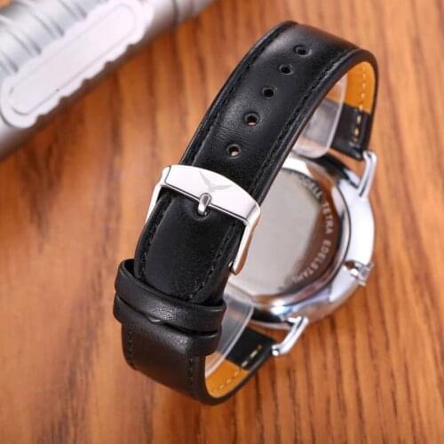 Mens Quartz Watch 7.9mm Ultra-thin Design Waterproof Simple Fashion Comfortable to Wear Watch A66