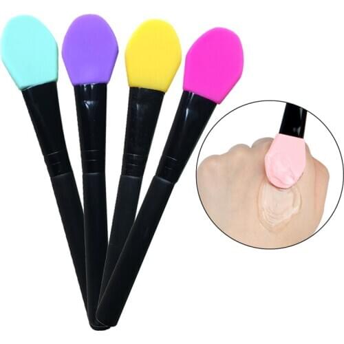 Soft Silicone Facial Face Mask Brush DIY Homemade Facial Mud Mask BrushFace Skin Care Applicator Mud Mixing Makeup Beauty Tools