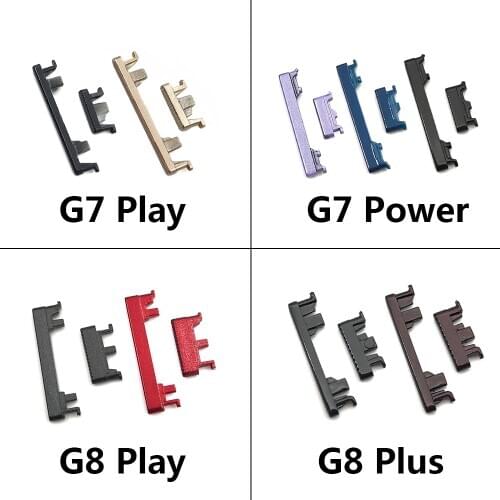Set Side Power Key + Volume Button For Moto G9 Power G8 Plus G7 Play Power G8 Power Lite Buttton Key