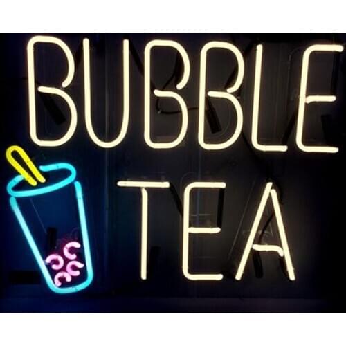 Neon Sign For bubble tea cup Tube Commercial Beer club Lamps resterant light Personalized Custom Neon Sign Real Glass Neon beer