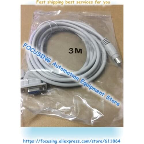 New For USB-FBS-232P0 Length 3 M USB Version To RS232 ADAPTER FOR FBS PLC Programming Cable / Support WIN7