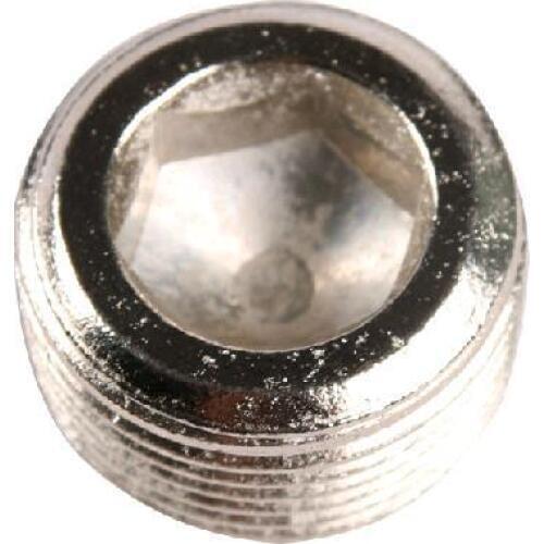 NEW 1/4'' BSP pneumatic plug air valve end cap flow plate bottom sub solenoid valve 1/4 inch stopper Allen plug