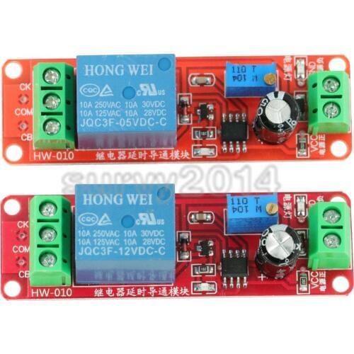 DC 5V 12V Time Delay Relay NE555 Time Relay Shield Timing Relay Timer Control Switch Car Relays Pulse Generation Duty Cycle