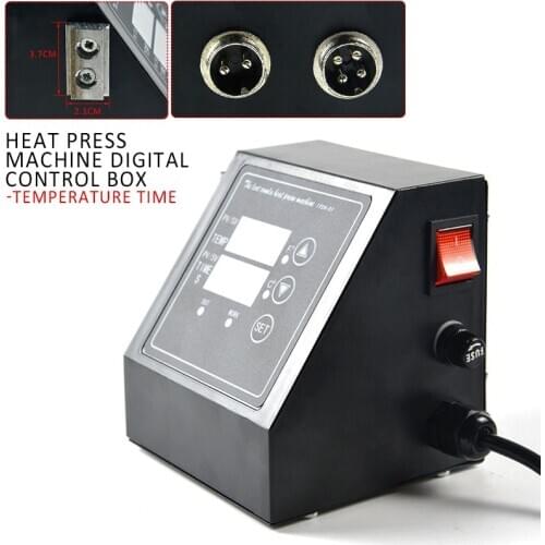 110V/220v Heat Press Machine Digital Control Box-Temperature Time Embossing Tool Embossers New US/UK/EU/AU Plug