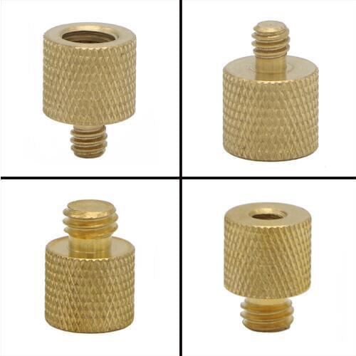 Camera tripod transfer screw 1/4 to 3/8 head screw connector 3/8 turn 1/4 turn screw Flare female Male Pipe