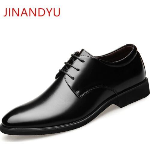 Height Increasing 6CM Elevator Wedding Shoes Men Genuine Leather Oxfords Elegant Men Formal Dress Shoes 2019 Bridegroom Shoes