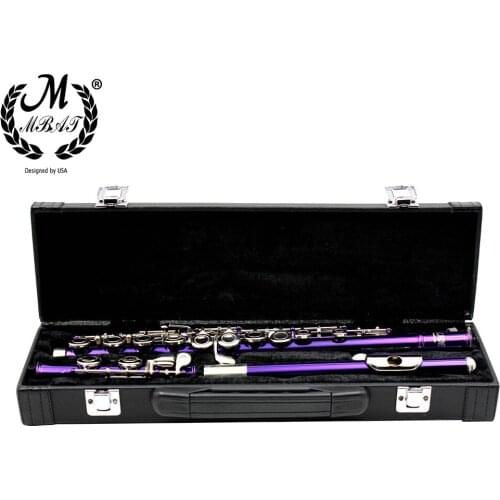 M MBAT High-Quality Flute Case Water-Resistant Gig Bag Lightweight Storage Box Flute Leather Box Musical Instrument Accessories