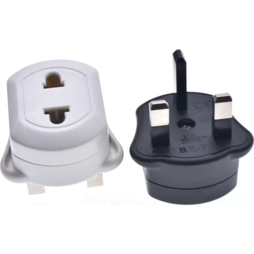 High Quality EU 2 Pin To 3 Pin UK Electric Power Shaver Toothbrush Plug Adaptor Converter Durable for Travel Socket Adapter