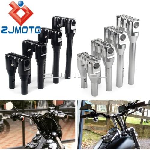 For Harley Custom Motorcycle Handlebar Riser Clamp 1-1/4'' 32mm Sportster Iron XL883 XL1200 XL 883 1200 Forty Eight Seventy Two