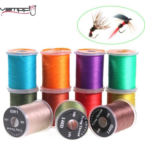 Vampfly 1PC 140D Nylon Thread Fishing Fly Tying Thread Floss Trout Bass Fly Tying Material