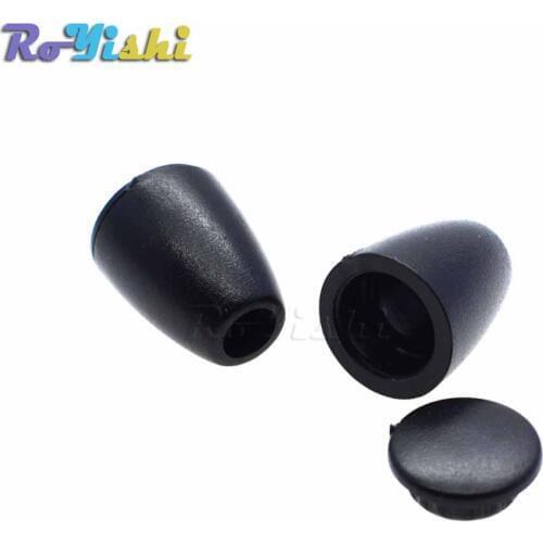 1000pcs/pack 1/8"(3mm)Plastic Bell Stopper With Lid Cap Cord Ends For Garment Accessories
