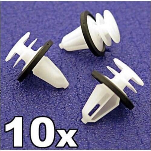 10x For Ford Door Card & Interior Trim Clips- Mondeo, Focus, Transit, CMAX, Fiesta