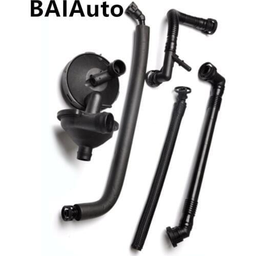 11617501566 116175045 Crankcase Vent Valve+Breather Hose Kit Set For BMW3 E46 E39 X3 X5 Z3 Z4 320i 325i 330i 520i 525i 530i 116 114 325 59