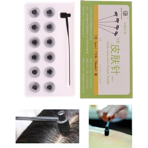 13 Head Dermal Needle Bloodletting Needle Disposable Plum Blossom Shaped Blood Hammer Lancet Sterile Acupuncture Needle Massage