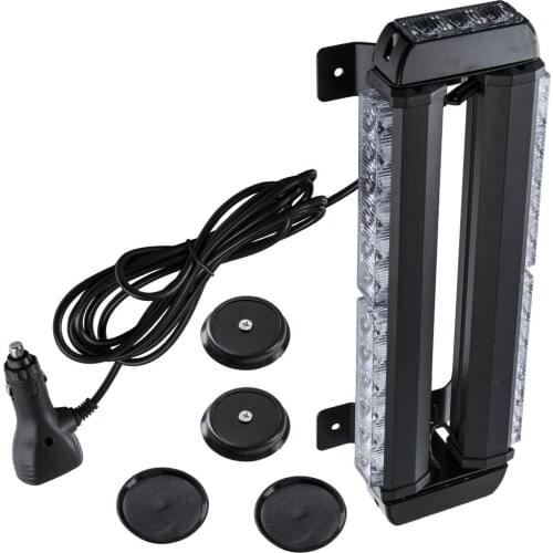 15'' Amber 30LED Roof Strobe Light Bar Emergency Beacon Warning Flash Yellow/White 30W Warning Roof Strobe Beacon Dropshipping