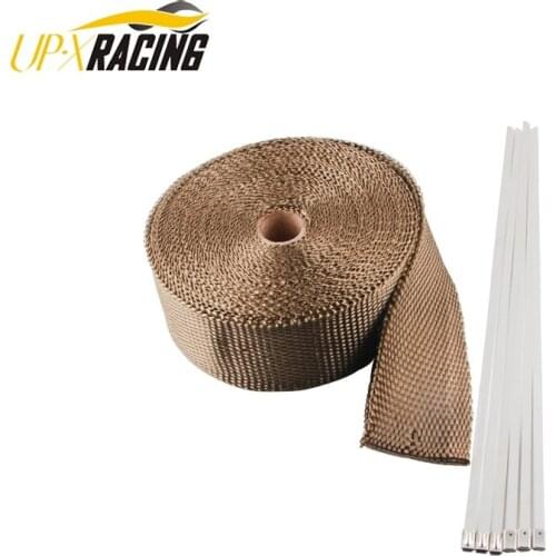 15M Premium heat escape wrapper Insulation tape titanium Lava fiber with 6 pieces zip ties qt3004