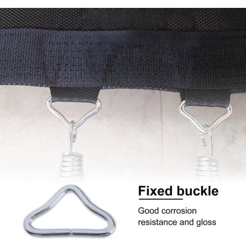 5/10pcs Trampoline Accessories Triangle Ring Buckle V-shaped Stainless Steel Trampoline Supply Stainless Steel Triangle Buckle