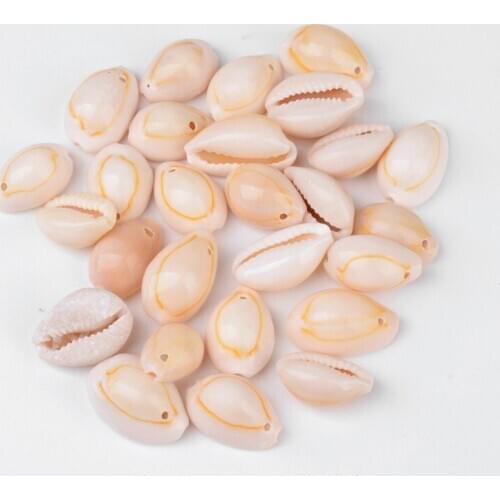 50Pcs White DIY Sea Shell Cowrie Cowry Charm Beads Beach Jewelry Accessories for Women Sea Shells Earrings Bracelet Necklace
