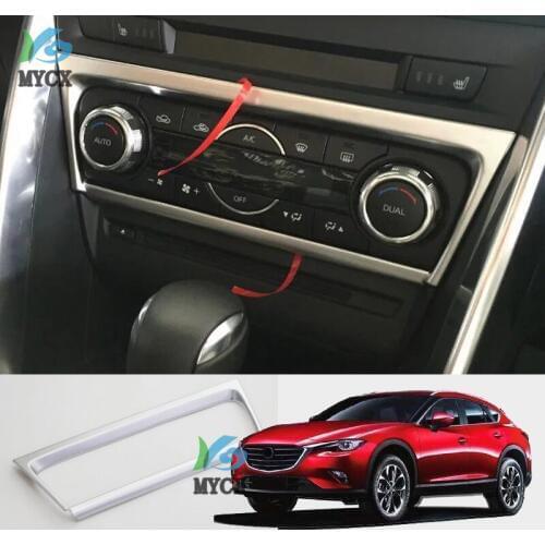Car Console Navigation Panel Air Cover Trim Sticker Gear Strips For Mazda CX-4 CX4 CX 4 2016 2017 2018 Interior Accessories