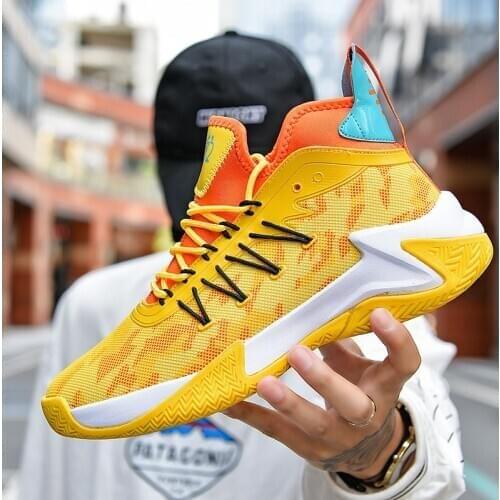 Basketball Shoes Men Sneakers 2021 Spring New Street Basketball Culture Sports Shoes High Quality Competition Basketball Shoes