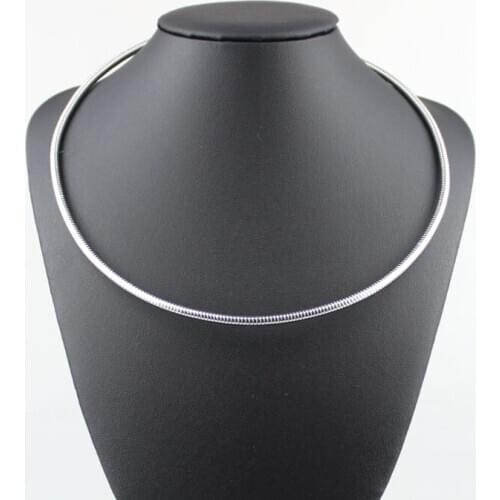 Free shipping stainless steel Torques necklace special snake spring chain pendant necklaces for men and women