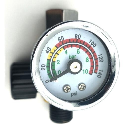 Gun Air Pressure Regulator 0-0.10Mpa Gauge Spray Accessories