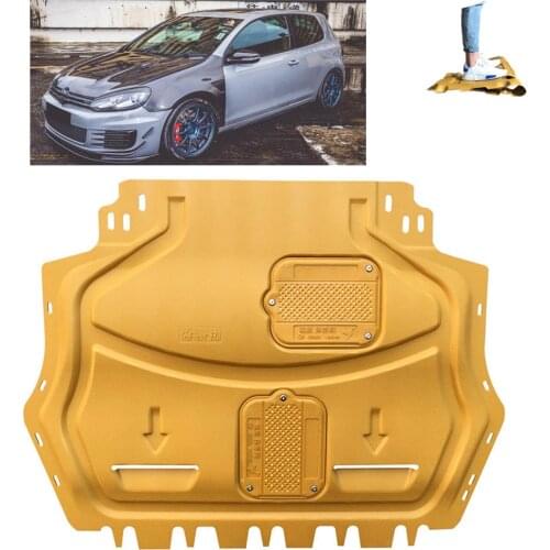Car Under Motor Molding Chassis Parts Panel Mudguard For VW Golf MK6 2010-2013 Engine Splash Guard Shield Mud Flaps Fender Plate