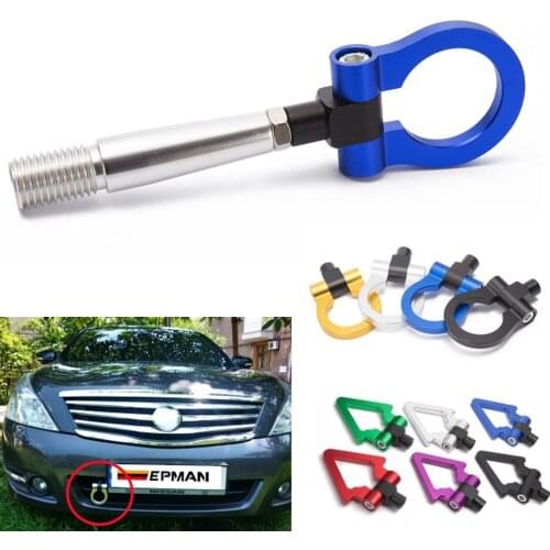 EPMAN Jdm Folding Ring Screw On Front Rear Bumper Tow Hook For Nissan 350Z 370Z GTR EP-RTHLPH014