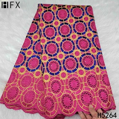 HFX New Arrival Swiss Voile Lace In Switzerland 2021 High Quality 100%Cotton Soft Swiss Lace Embroidery Brode For Dubai Lace