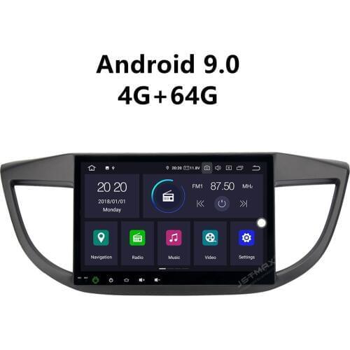 JSTMAX 10.2'' Android 9.0 4G + 64G ISP Screen Car DVD Radio Stereo Player For Honda CRV 2012 2013 2014 Radio