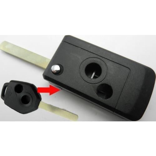 2 Buttons Replacement Modified Flip Folding Remote Key Case Shell For Subaru Forester Legacy Outback Keyless Entry Fob Key Cover