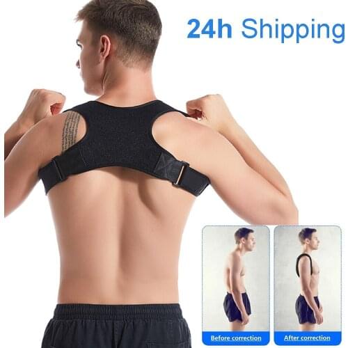 Back Posture Corrector Protection Spine Pain Relief Adjustable Correction Belt Women Men Shoulder Support Preventing Humpback