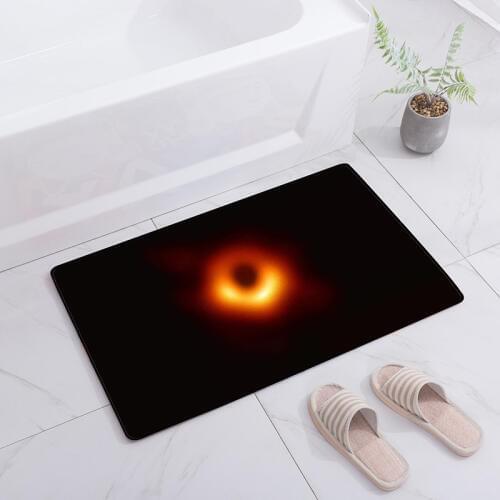 Black Hole Pattern Carpet Area Rugs Bedroom Mat Non slip Floor Rug Soft Decorative Flannel Absorbent Carpet for Living Room