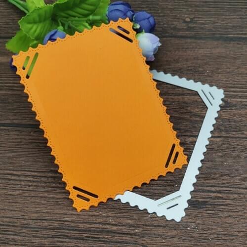 AOKEDIY Photo frame Stamps Metal Cutting Dies Stencils For DIY Scrapbooking Decorative Embossing Handcraft Die Cutting Template