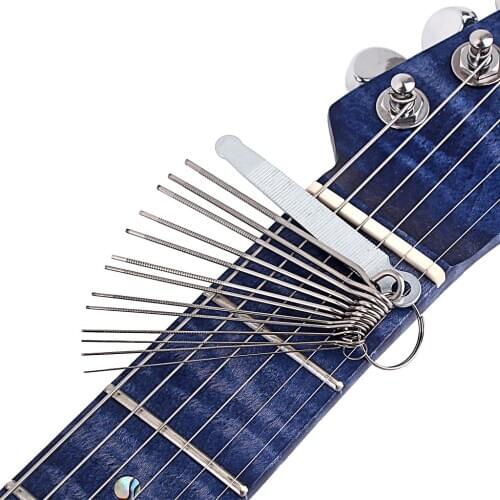 Guitar Nut Slotting File Saw Rods Slot Filing Set Luthier Replacement Tools