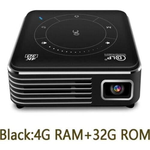NEW smart P11 Pocket 4K 3D Projector android9.0 2.4G 5G wifi Bluetooth5.0 home proyector 4G RAM 32G ROM option video game beamer