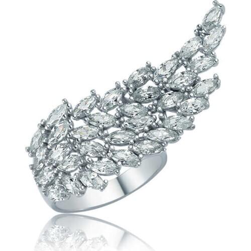 Original silver , Angel Wing ,Ring, Good Quality and Affordable Stony ,Rings Types