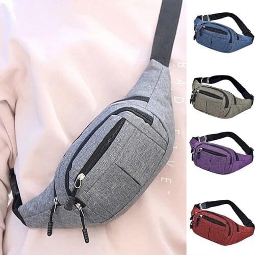 Men Waist Packs heuptas hip bag Womens waistband Banana Waist Bags Oxford Waist bag pack purse bolso cintura