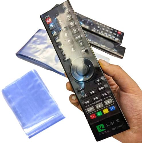 10pc Transparent Shrink Film Bag Anti-dust Protective Case Cover for TV air conditioner remote Control shrink plastic sheets S/L