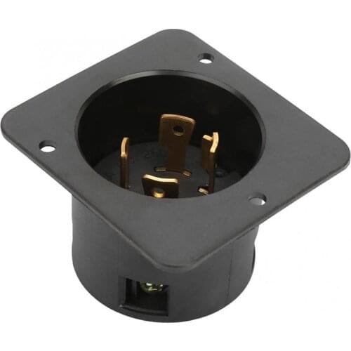 US Socket Plug NEMA L14-30C 4-Hole US Socket Plug 30A 125V-250V UL Listed Industrial Generator Plug