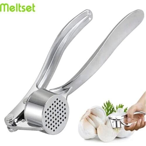 Manual Garlic Press Stainless Steel Garlic Crusher Ginger Squeezer Garlic Grinder Mincer Kitchen Gadgets