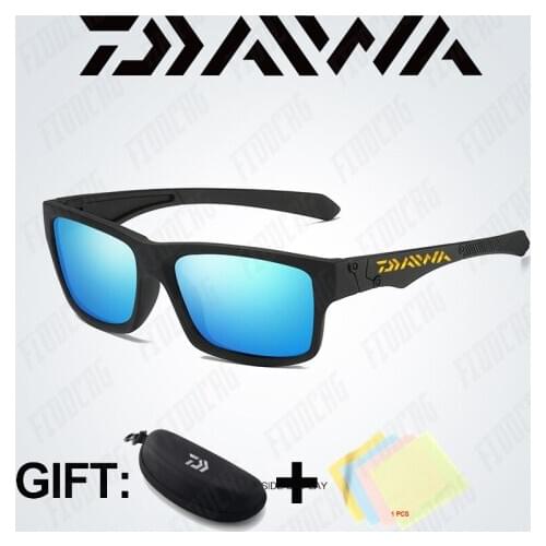 DAIWA 2021 Mens Polarized Fishing Glasses Outdoor Sports Sunglasses Fashionable Colorful Camping Hiking Driving Eyewear UV400