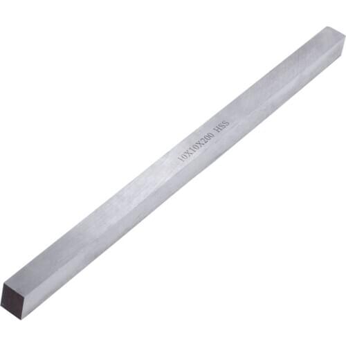 10mm x 10mm x 200mm Turning Parting Milling Lathe HSS Tool Bit Gray
