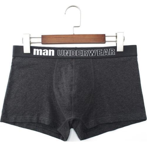 Boxer Men Underwear Cotton Man Breathable Shorts Boxer Pure Color Underpants boxerer hombre ropa interior hombre