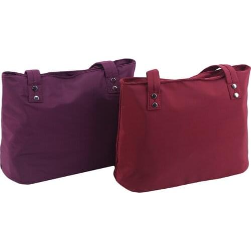Oxford Large Capacity Long Shoulder Handbag Shopping Tote Bag Waterproof Top-handle Bags 2 Piece Set Women Composite Handbag