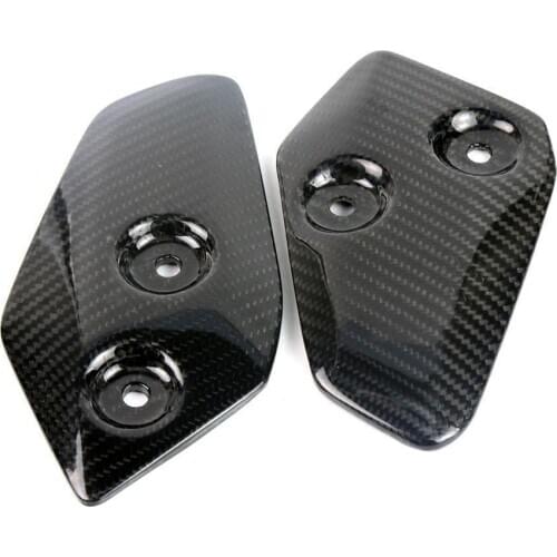 Carbon Fiber For Yamaha MT07 FZ07 MT FZ 07 MT-07 FZ-07 2013-2017 Motorbike Footpeg Heel Fairing Protection Mount Guard Protector